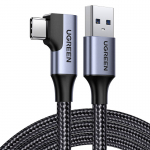 UGREEN US385 1m Γωνιακό καλώδιο USB σε USB-C 3A
